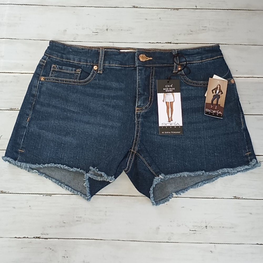 Sofia Vergara Chi Mid-Rise Shortie Shorts Size 2